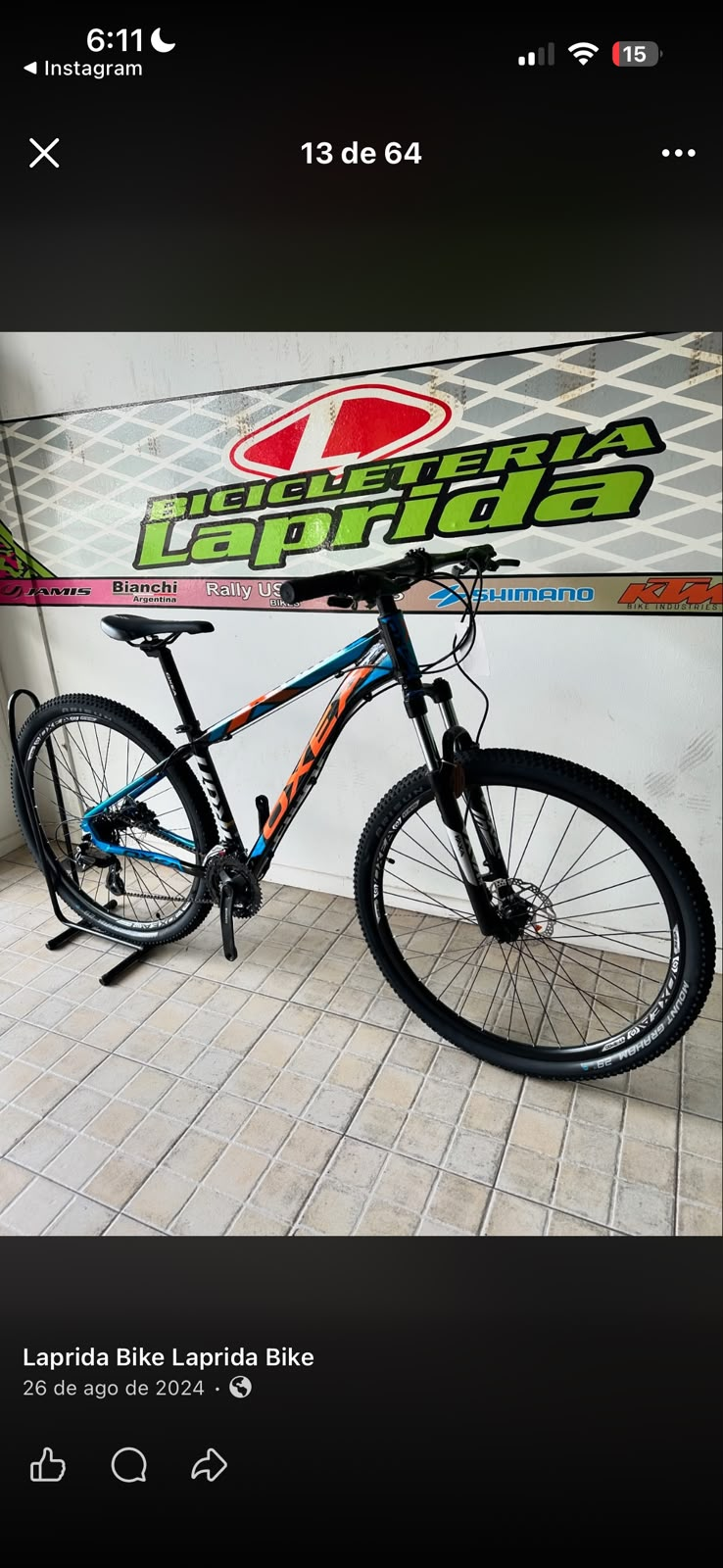 OXEA MTB Negra & Celeste